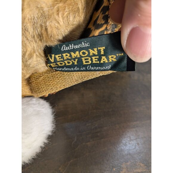 Vermont Teddy Bear Playboy Bunny Style 15" Stuffed Plush Animal Leopard Print - Picture 13 of 13